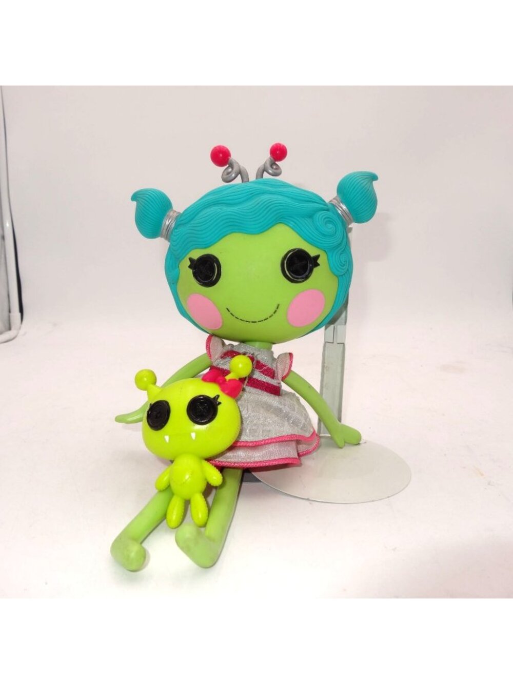 Lalaloopsy Alien Haley Galaxy Doll With Green Skin Turquoise‎ Pigtails Alien Pet